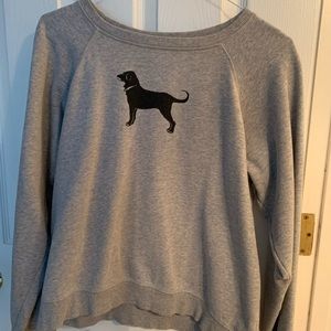 black dog grey crew neck